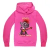 Trolls Rock Queen Barb garçons pulls molletonnés vêtements bébé à capuche enfants dessin animé hoodies guitare costume d'Halloween filles adolescentes vêtements LJ201216