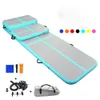 0.1m Thickness inflatable Gymnastics Floor Trampoline Tumbling Mat Airtrack Gym Lawn Mat for Training/Yoga/Water