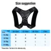 Justerbar Back Support Shoulder Corrector Belt Clavicle Spine Stödjer omformad Body Hem Office Humpbacked Band Straightener Health Care