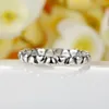 Cluster Rings Forever Love Heart Finger Ring 925 Sterling zilveren originele sieraden geschenk vrouwelijk bruiloft voor vrouwen mode 1