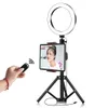 Anillo de luz LED para selfies con soporte para Vlogger YouTuber maquillador artista belleza Vlog iluminación de vídeo en vivo en YouTube Tiktok