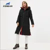 Chaqueta de mujer de invierno de alta calidad abrigo largo de mujer con capucha Parkas femeninas Ropa de marca de mujer GWD19507I 201127