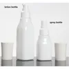 40ml 100ml 120ml square shape pure white glass bottle with screw lid lotion/emulsion/serum/foundation/toner/water skin care cosm