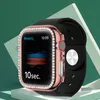 Casos de proteção para Apple Watch Iwatch 1/2/3/4/5/6 / SE CANDY Color PC Diamond Case Capa protetora