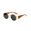 Lunettes de soleil baroques rondes en métal femmes mode Vintage petit cadre rond nuances hommes marque concepteur de luxe Biggie lunettes de soleil Uv400 lunettes surdimensionnées Sonnenbrillen