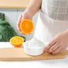 Citron Apelsin Juicer Frukt Grönsak Manuell pressare Slitstark Vit Köksredskap Familj Praktiska Juicers Fabriksdirekt Nyankomst 2 4h F2