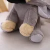 Söt och kreativ hatthund plysch leksak 20 cm fyllda plyschdjur jul födelsedagspresent för barn