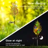 Lampy słoneczne Pine Cedar Drzewo Światło 8 LED Wodoodporne Wodoodporne Boże Narodzenie Krajobraz Garden Dekoracje Światła