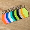 Foreign trade plastic blank key tag luggage elevator hotel diamond printing listing custom