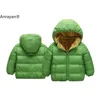 New Children Outerwear Coat Winter Boys Girls Leisure Sport Jackets Infant Warm Baby Parkas Thicken Kids Hooded Clothes Downcoat LJ201126