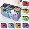 Kosmetiska påsar Portable Toiletry Make up Makeup Organizer Väska i väskor Dubbelkedja Förvaringspassar Travel Fickor Totes 14 färger HHB3445