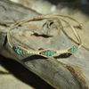 Bohemian Retro Braided Bracelet Colorful Rice Bead Beaded Bracelets Friendship Hand Woven Rope Creative Gift
