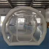 0.6mm Customized Thicker PVC Bubble Hotel Inflatable Clear Dome Outdoor Camping Party Tent With Sealed Tunnel Tube Entrance Silence blower On Sale
