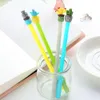 0.5mm Cute Cactus Design Black Gel Pen Ballpoint Writing Office School Supplies Regalo per bambini WJ006