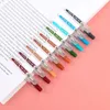 Jianwu 9pcsset Morandi Color Gel Pen Set 0.5mm ملون لطيف الحبر الحبر القلم النقطة المحايدة مجلة Pen Journal Supplies Kawaii 201116