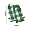 Micro-ondes Gants Plaid BBQ Résistant À La Chaleur Gant Coton Anti Brûlure Mitaines De Four Cuisine Ustensiles De Cuisson Outils De Cuisson 5 Couleurs BT903