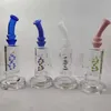 3 Style Water vortice Narghilè becher Glass Bong pipe ad acqua catcher materiale spesso per fumare 10.7 "bong