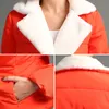 YVYVLOLO Otoño Invierno mujer chaqueta moda abrigos cortos de invierno mujer elegante Parkas mujeres cálidas prendas de vestir 201026