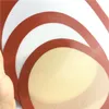 Non-stick siliconen dab matten waterpijp met 20 cm 22 cm 30cm rode plastic bakmat voor droge kruid glazen rokende waterpijpen