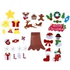 DIY Feel Christmas Tree Decorations Handmade Children Home Festival Party Decoratie Leveringen Y201020