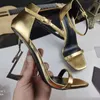 Sandalias rojas de tacón alto Y zapatos de vestir S diseñador señoras tacones altos correa exquisita y cómoda letras de mujer botas cortas de cuero