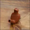 Water Bird Whistle Vintage Artes Cerâmicas Artesanato Ajeita Clay Ocarina Warbler Song Chirps Childing Bathing Toys Seaway Drop Delivery 2021 e