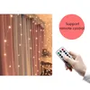 3m 100 200 300 LED -gardinsträng Ljus Flash Garland Rustic Wedding Party Decorations Table Bridal Shower Bachelorette Supplies C265Y