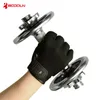 Boodun Atmungsaktive Sport-Gymnastik-Handschuhe mit Handfläche, Leder, Halbfinger, Crossfit, Fitness-Handschuhe, Gewichtheben, Langhantel-Zubehör, Q0107