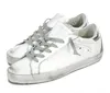 Zapatillas de deporte superstar doold zapatos deportivos sucios moda dorada hombres mujeres zapatos casuales zapatos planos de ante de cuero blanco tamaño grande 3546