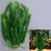 21x stor konstgjord gräsdekor Simulerade tic växter Fake Fish Tank Green Water Plant Rium Ornamentstone Base Hållbar Y200917