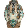 Tessffel Native Indian New Fashion Harajuku 3D Sweat à capuche imprimé / Sweat / Veste / Hommes Femmes hiphop coupe décontractée style-2 C1117