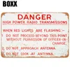 Funny Designed Danger Plaque Metal Painting Vintage Tin Sign Pin Up Shabby Chic Wall Decor Bar Decoration