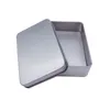 100 stks 10.7*7*3 cm Open Venster Metalen Opslag Gevallen Blikken Dozen Stalen display verpakking kan Box Case Zilver Kleur