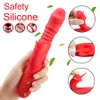 FLXUR Heating Vibrator Telescopic Rotation Dual Vibration G Spot Vagina Clitoris Massager Female Masturbator Sex Toys for Women Y201118