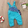 Pudcoco Nieuwste Mode Pasgeboren Baby Jongen Meisje Kleren Katoenen Dinosaurus Strap Romper Jumpsuit Outfit SunSuit G1221