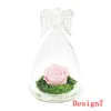 2019 Handmade Preservada Real Rose Jewelry Box Holder Flores Imortal Forever Blossom Presente de Aniversário Do Casamento Set para Mulheres Y200104