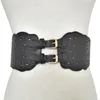 Cintura in pelle nera floreale cava Cintura a corsetto Cintura da donna in vita 2020 Cinture di design di lusso per donna Cintura in vita7250584