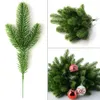50Pcs Artificial Pine tree branches plastic pine leaves for Christmas party decoration faux foliage fake flower DIY craft wreath Y200113