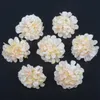 100 pçs / lote Hydrangea de seda Cabeças de flor artificial para casamento decoração de Natal DIY grinalda scrapbooking artesanato flores falsas 201203