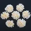 100 stks / partij Zijde Hydrangea Kunstbloem Hoofden voor Bruiloft Kerstdecoratie DIY Kroon Scrapbooking Craft Fake Flowers 201203