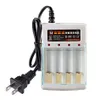 1.2V Rechargeable AA Battery Charger 4 Slots For Nickel 5 AA/7 AAA Rechargeable Batteries