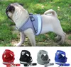 Hundhalsar Leases Dog Harness för små medelstora hundar Nylon Mesh valp kattnätar väst reflekterande promenad bly bbygwc bdesports255t