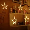 Ev Yıldız Perde Işıkları için Doğum Günü Dekorasyonu Açık Düğün Dekorasyonu Bebek Duş Eid Dekorasyonları Ev Dekorasyon Mariage 201130