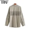 Traf Women Fashion Oversized Frayed met Fringe Denim Jacket Coat Vintage Long Sleeve Tassel vrouwelijke bovenkleding chic tops 201026