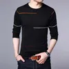 2021 Designer Pullover Striped Men Sweater Klänning Tunna Jersey Stickade Tröjor Mens Wear Slim Fit Knitwear Mode Kläder 525331