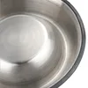 Bol pour chien en acier inoxydable Pets Steel Standard Pet DogS bols Puppy Cat Food or Drink WaterBowl Dish WQ30-WLL