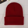 Aşıklar Sonbahar Kış Örgü Şapka Erkek Kadın Yetişkin Bayanlar Moda Başlık Katı Renk Sıcak Beanie Tutmak Ücretsiz Kargo Yeni 3 3CQ F2