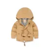 ZWY479 Cabinete Cabinete Crianças Menino Outerwear Primavera Outono Jaqueta para Meninos Casaco de Crianças Inverno Jaquetas de Velo Trench Roupas Infantis LJ201017