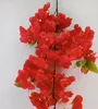 Simulation fleurs décoratives quatre fourchettes petite cerise bouquet de mariage branche soie fausse fleur salon sol grande décoration intérieure