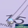 Nouveau collier rond en pierre de lune naturelle de haute qualité femmes bijoux filles pendentif avec chaîne amoureux cadeau